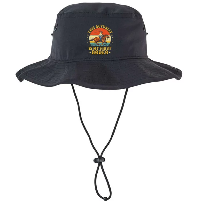 This Actually Is My First Rodeo Country Life Howdy Vintage Legacy Cool Fit Booney Bucket Hat