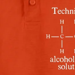 Technically Alcohol Is A Solution Funny Nerd Beer Chemistry Dry Zone Grid Performance Polo