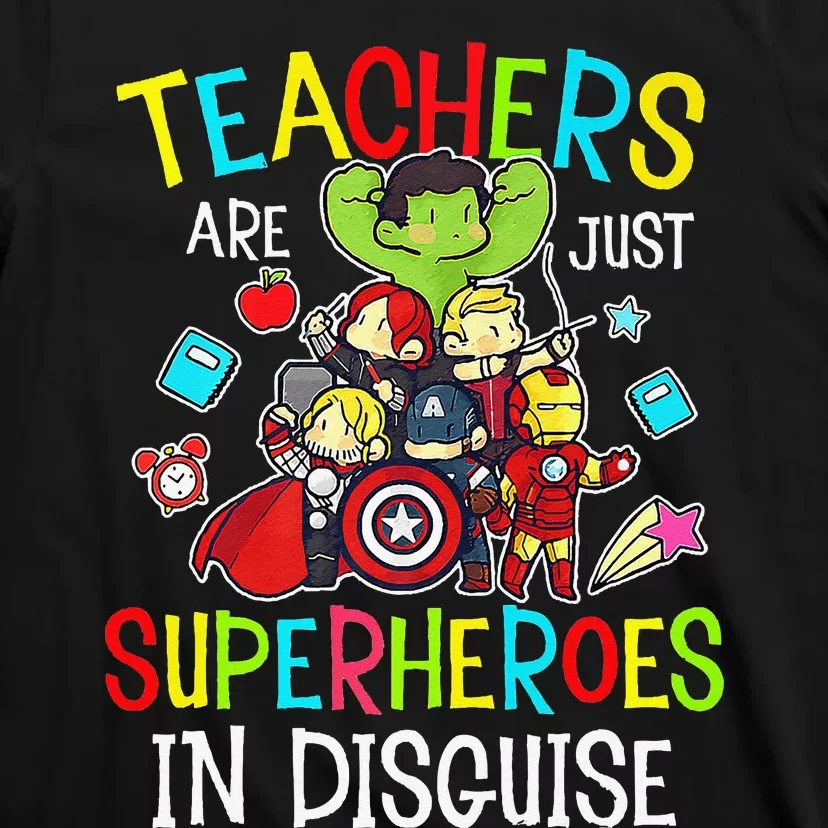 Teachers Are Just Superheroes In Disguise Back To School T-Shirt