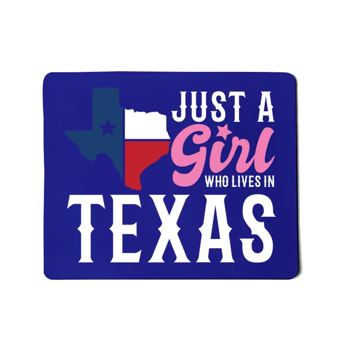 Texan American Just A Who Lives In Texas Cool Gift Mousepad