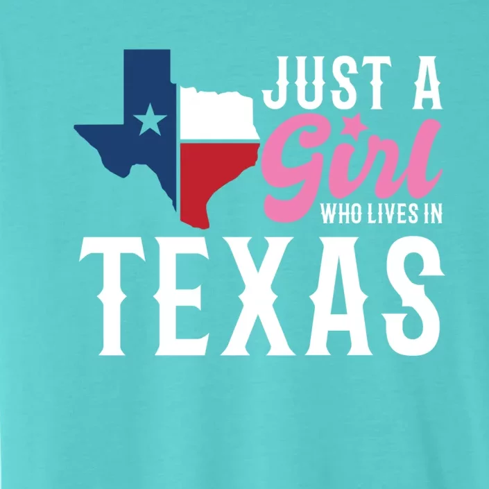 Texan American Just A Who Lives In Texas Cool Gift ChromaSoft Performance T-Shirt