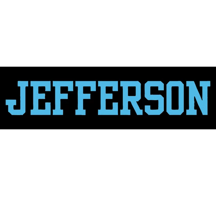 Thomas Alumni Jefferson Vintage Arch University Bumper Sticker