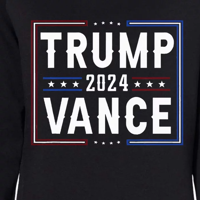 Trump And Jd Vance Vp Vice President 2024 Red Republicans Womens California Wash Sweatshirt