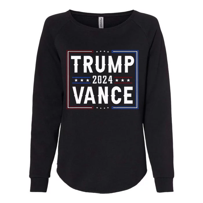 Trump And Jd Vance Vp Vice President 2024 Red Republicans Womens California Wash Sweatshirt