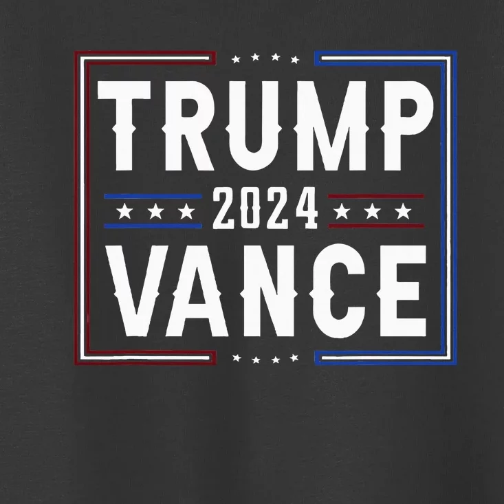 Trump And Jd Vance Vp Vice President 2024 Red Republicans Toddler T-Shirt