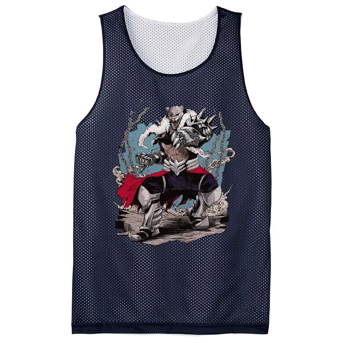 Tekken7 Armor King 002 Mesh Reversible Basketball Jersey Tank