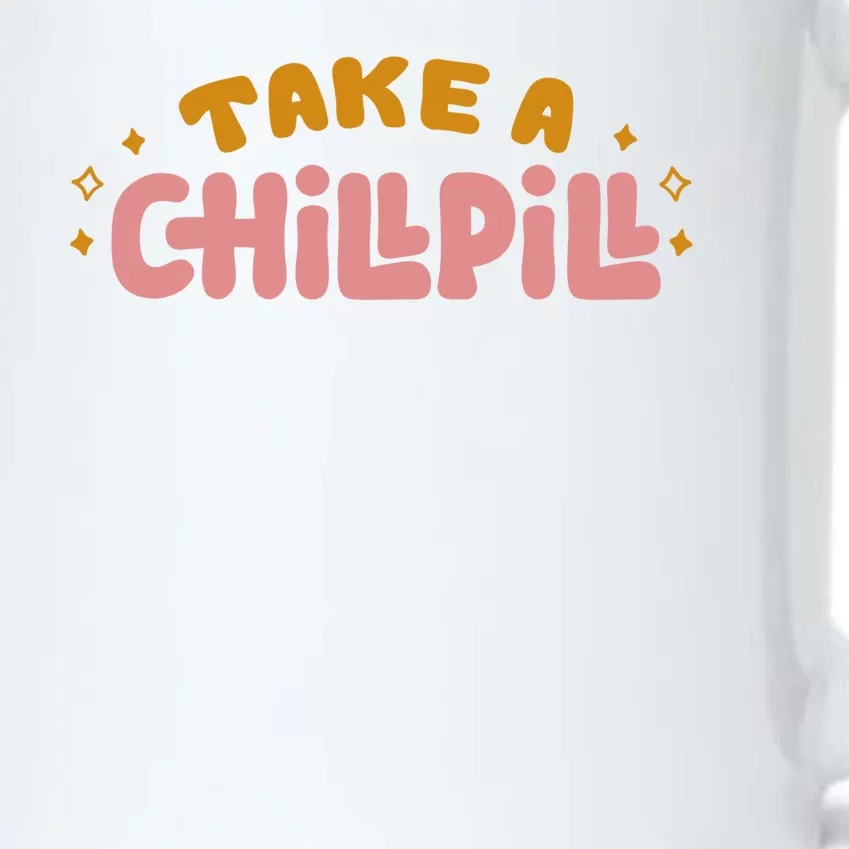 Take A Chill Pill Black Color Changing Mug