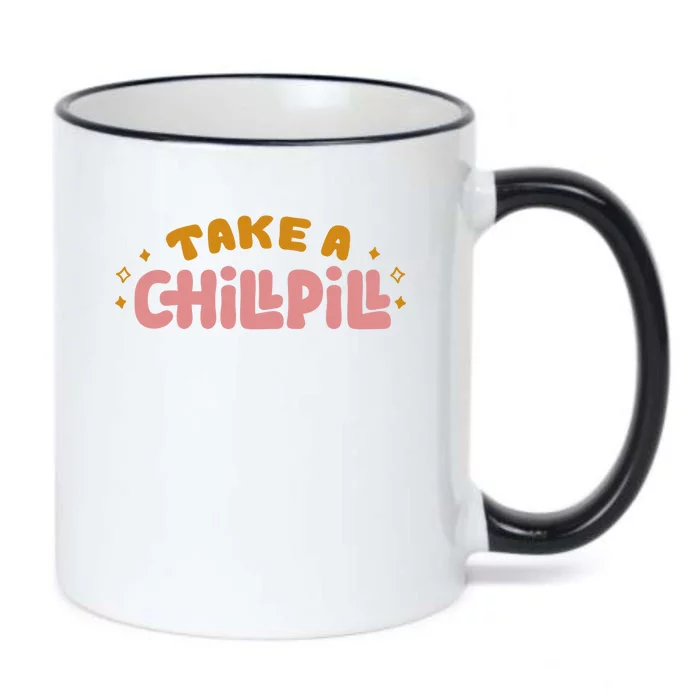 Take A Chill Pill Black Color Changing Mug