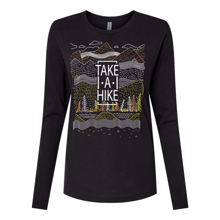 Take A Hike Outdoor Hiking And Camping Womens Cotton Relaxed Long Sleeve T-Shirt