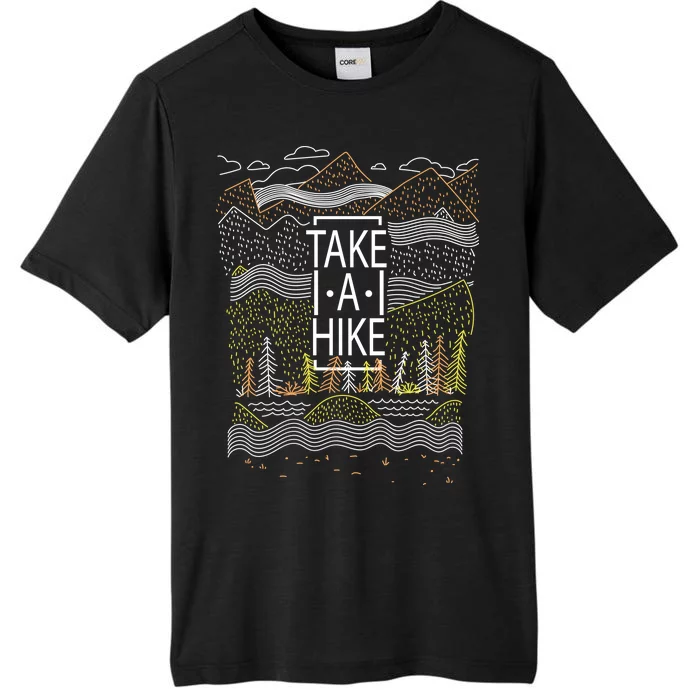 Take A Hike Outdoor Hiking And Camping ChromaSoft Performance T-Shirt