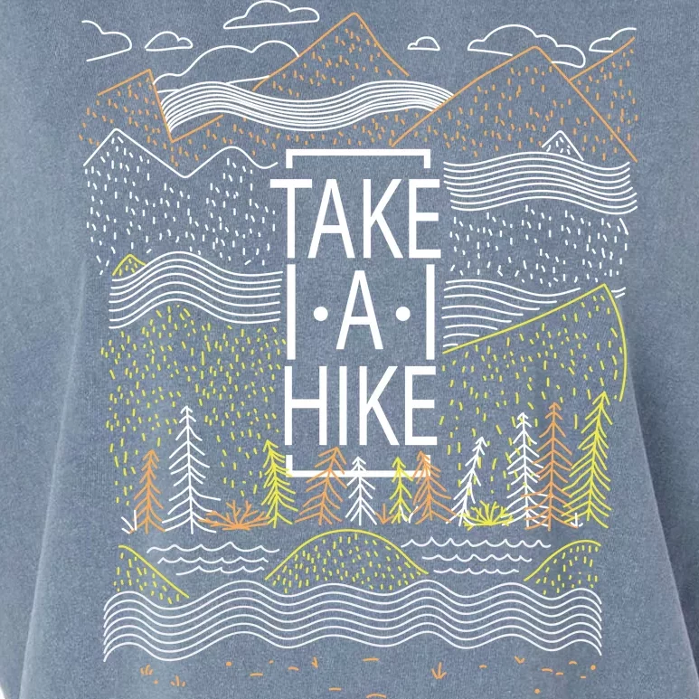 Take A Hike Outdoor Hiking And Camping Garment-Dyed Women's Muscle Tee