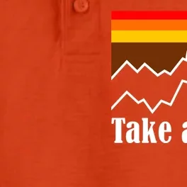 Take A Hike Sunset Funny Hiking Dry Zone Grid Performance Polo