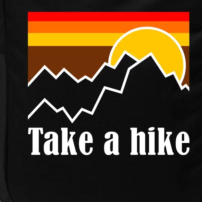 Take A Hike Sunset Funny Hiking Impact Tech Backpack