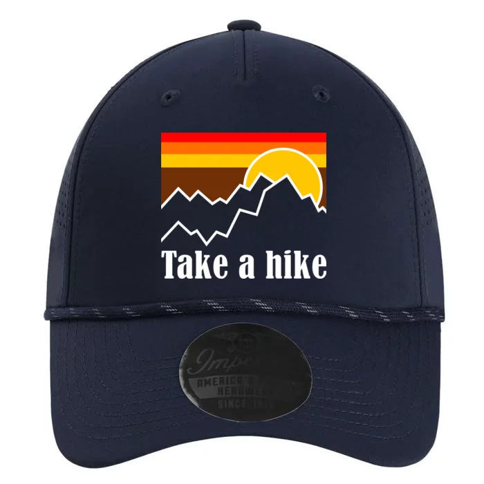 Take A Hike Sunset Funny Hiking Performance The Dyno Cap