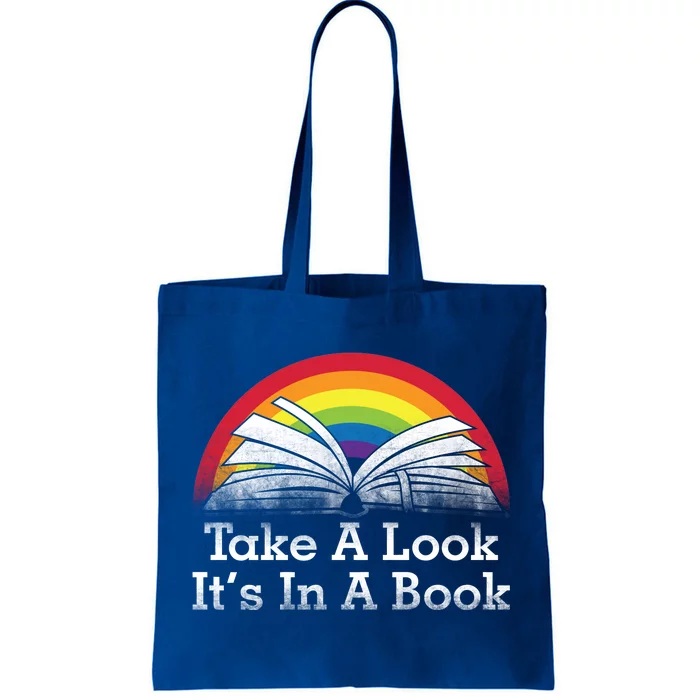 Take A Look, It's In A Book Tote Bag