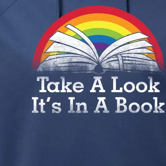 Take A Look, It's In A Book Performance Fleece Hoodie