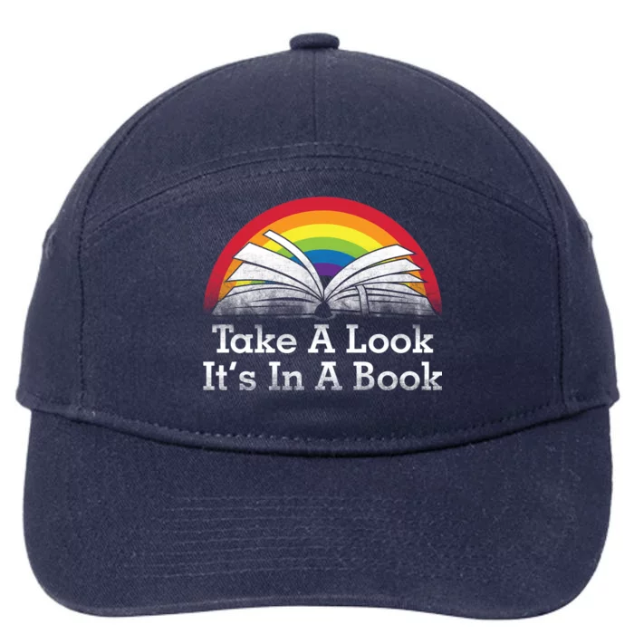 Take A Look, It's In A Book 7-Panel Snapback Hat