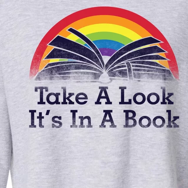 Take A Look, It's In A Book Cropped Pullover Crew