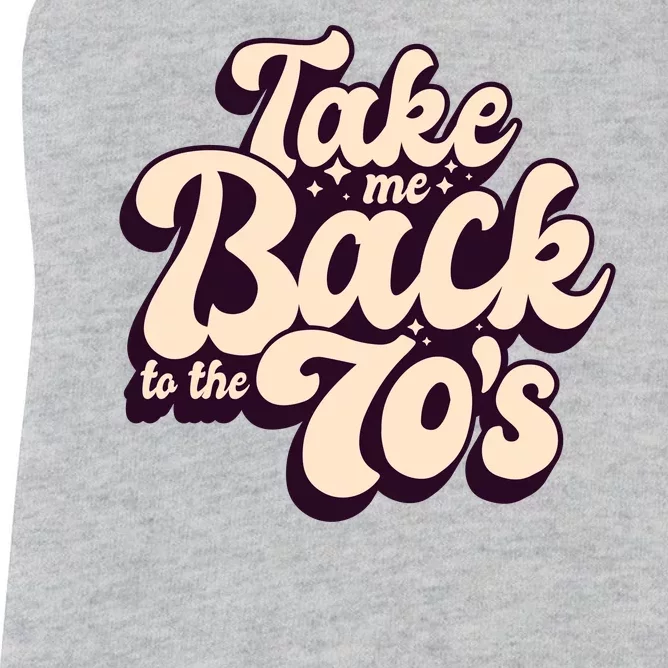 Take Me Back To The 70s Women's Racerback Tank