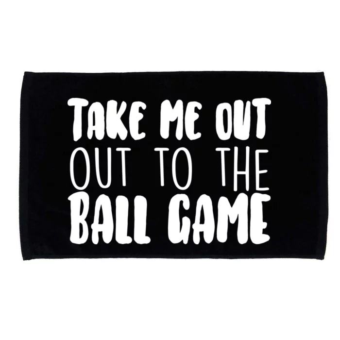 Take Me Out To The Ball Game Microfiber Hand Towel