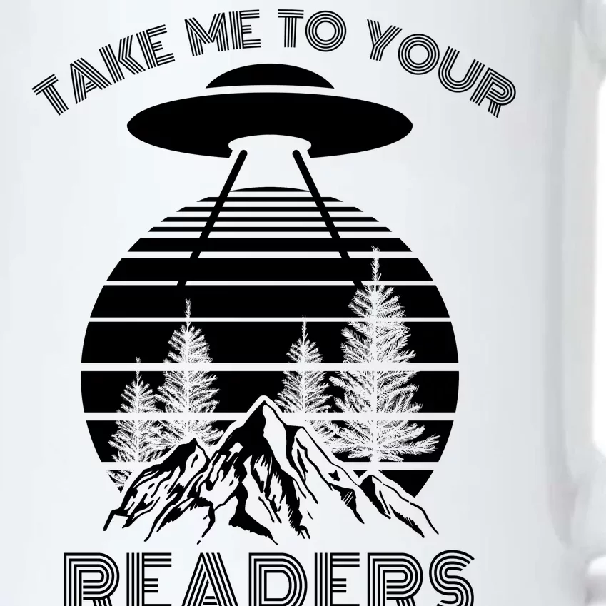 Take Me To Your Readers Black Color Changing Mug