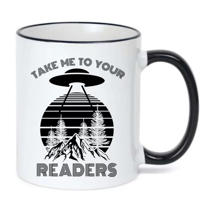 Take Me To Your Readers Black Color Changing Mug