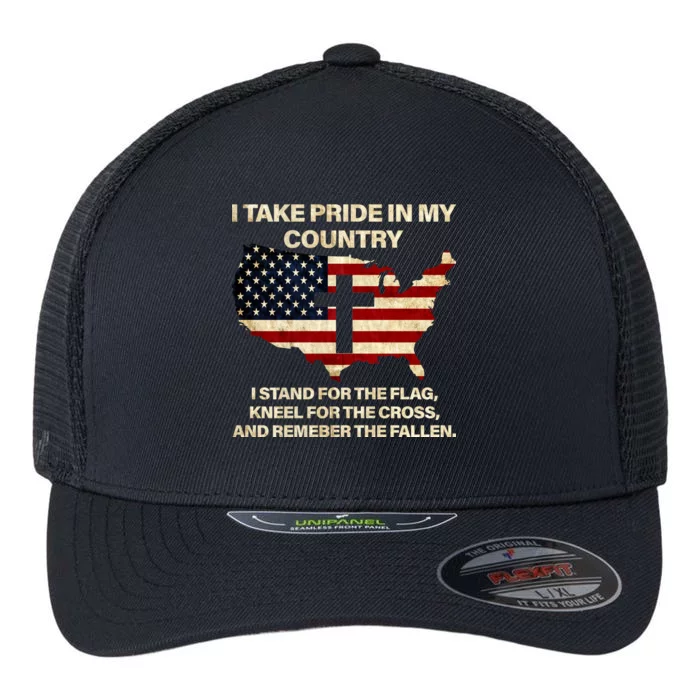 Take Pride In My Country Flexfit Unipanel Trucker Cap