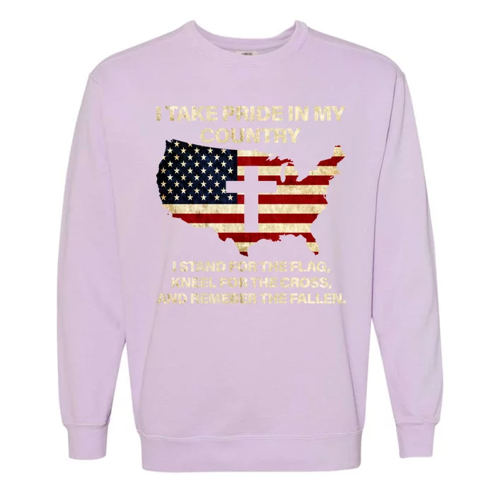 Take Pride In My Country Garment-Dyed Sweatshirt