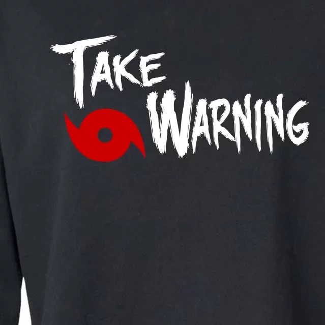 Take Warning Carolina Playoffs Cropped Pullover Crew