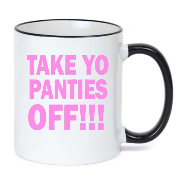 Take Yo Panties Off! Black Color Changing Mug