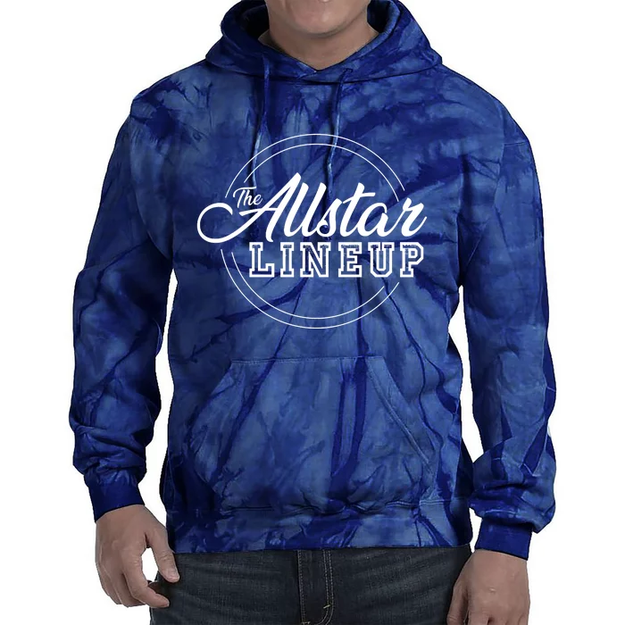 The Allstar Lineup Pop Punk Band Logo For Pop Punk Tie Dye Hoodie