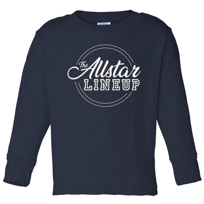 The Allstar Lineup Pop Punk Band Logo For Pop Punk Toddler Long Sleeve Shirt