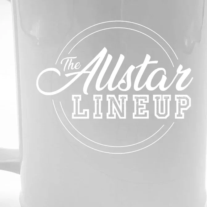 The Allstar Lineup Pop Punk Band Logo For Pop Punk Front & Back Beer Stein