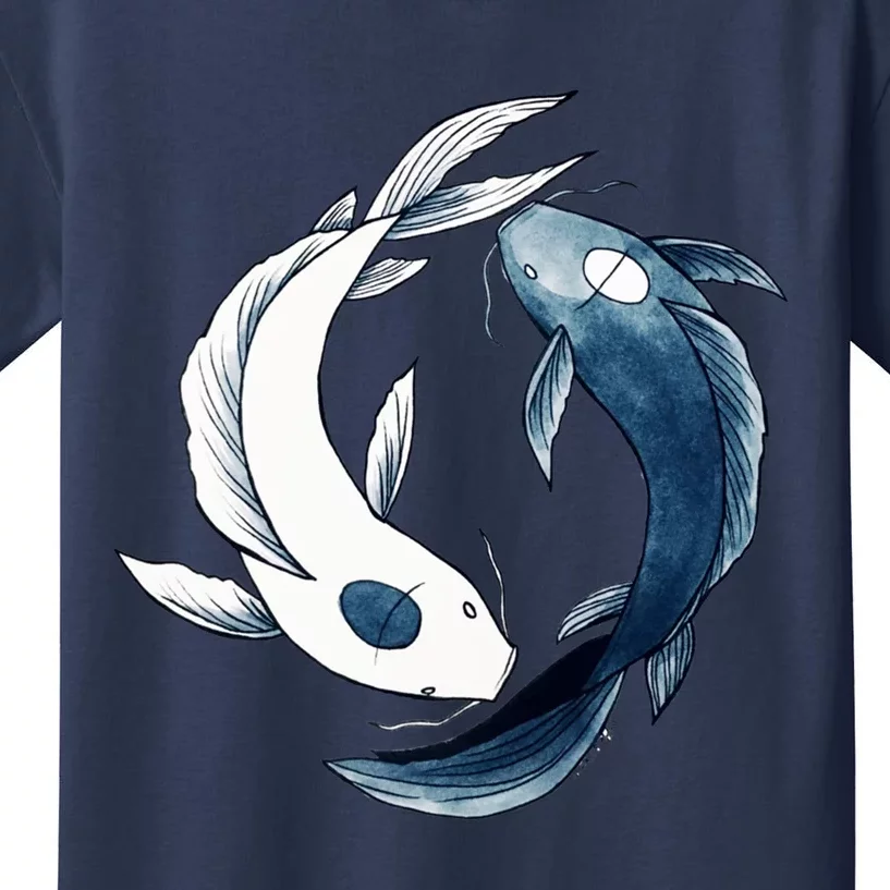 Tui And La Yin &Amp; Yang Koi Kids T-Shirt