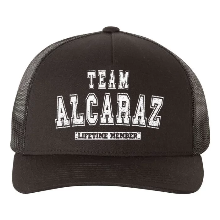 Team ALCARAZ Lifetime Member Family Last Name Yupoong Adult 5-Panel Trucker Hat