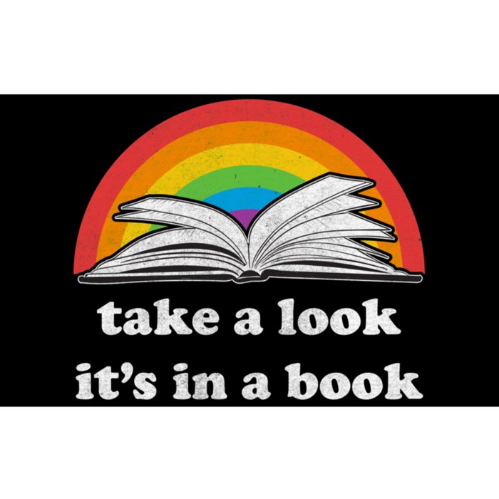 Take A Look Its In A Book Retro Inspired Reading Rainbow Bumper Sticker