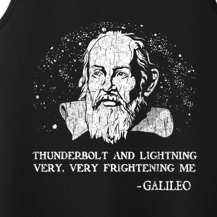 Thunderbolt And Lightning Galileo Retro Very Frightening Me Performance Tank