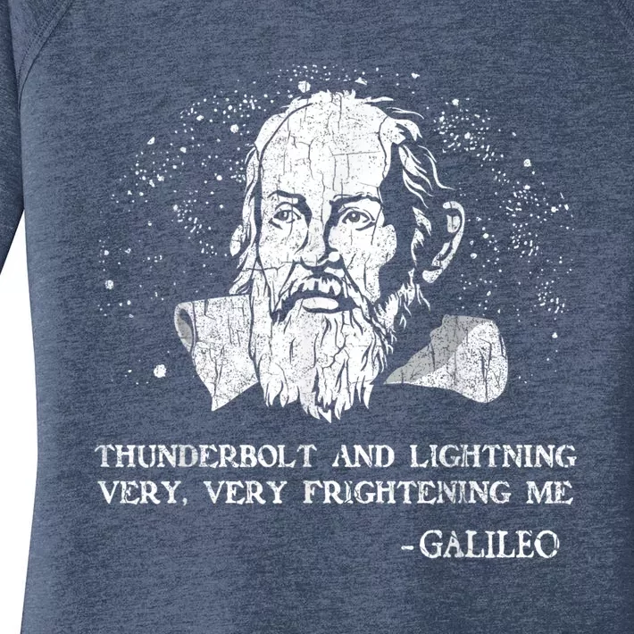 Thunderbolt And Lightning Galileo Retro Very Frightening Me Women's Perfect Tri Tunic Long Sleeve Shirt