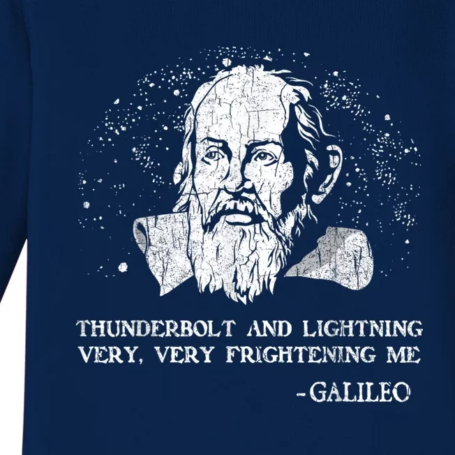 Thunderbolt And Lightning Galileo Retro Very Frightening Me Baby Long Sleeve Bodysuit