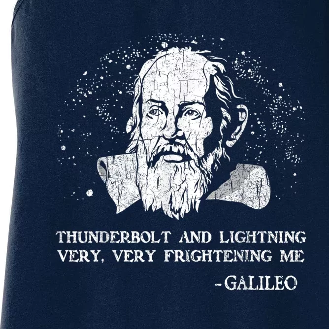 Thunderbolt And Lightning Galileo Retro Very Frightening Me Women's Racerback Tank