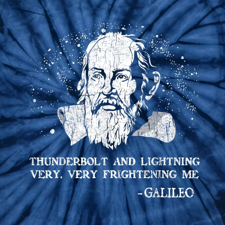 Thunderbolt And Lightning Galileo Retro Very Frightening Me Tie-Dye T-Shirt