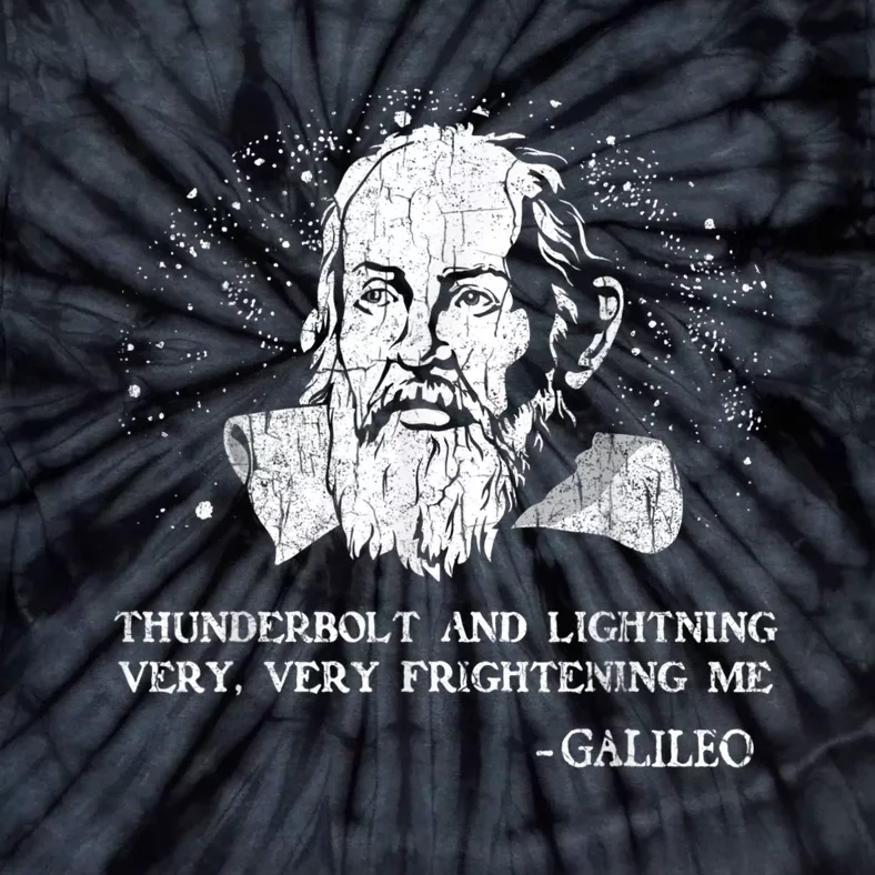 Thunderbolt And Lightning Galileo Retro Very Frightening Me Tie-Dye T-Shirt