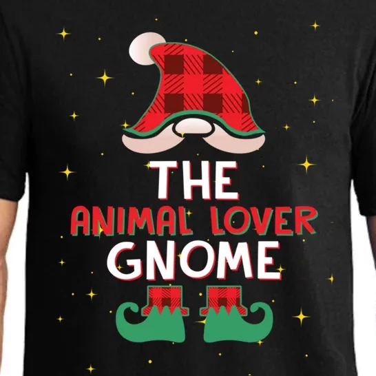 The Animal Lover Gnome Matching Group Christmas Holiday Gift Pajama Set