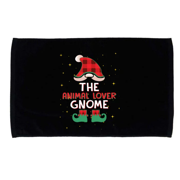 The Animal Lover Gnome Matching Group Christmas Holiday Gift Microfiber Hand Towel