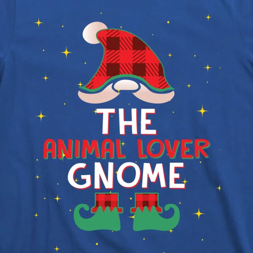 The Animal Lover Gnome Matching Group Christmas Holiday Gift T-Shirt