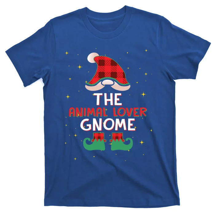 The Animal Lover Gnome Matching Group Christmas Holiday Gift T-Shirt