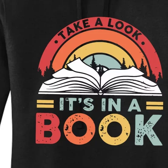 Take A Look Its In A Book Women's Pullover Hoodie