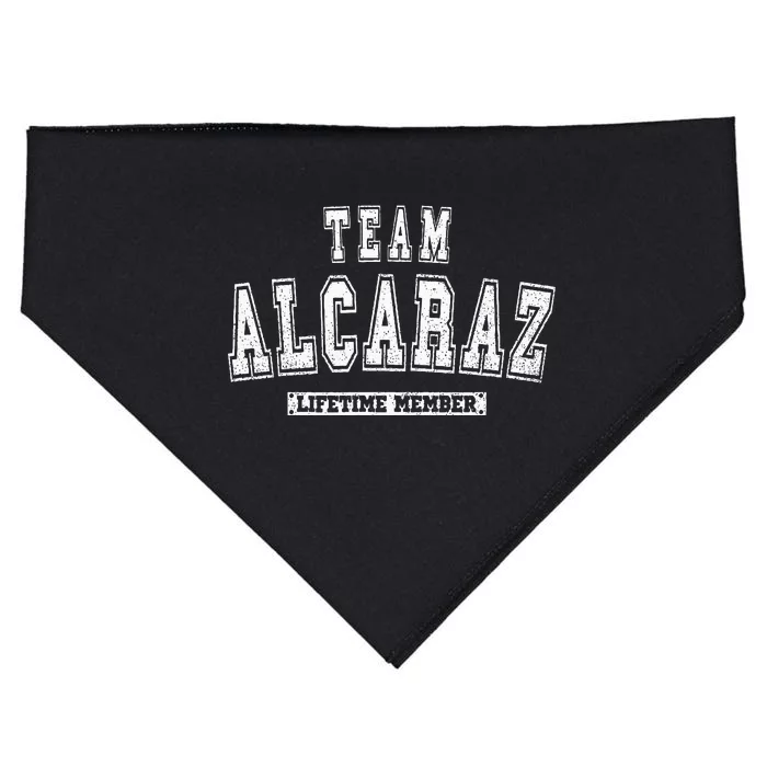 Team Alcaraz Lifetime Member Family Last Name USA-Made Doggie Bandana