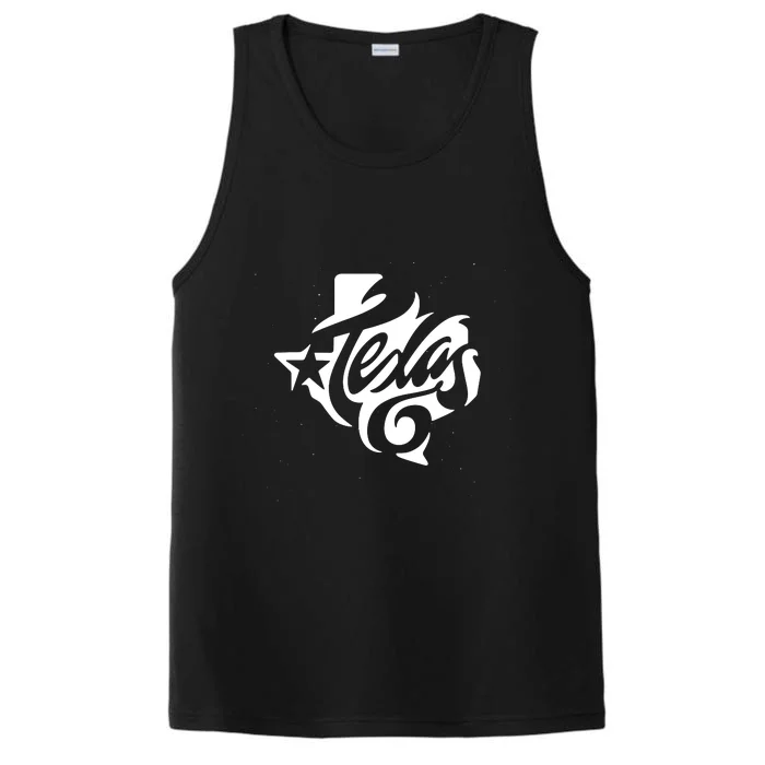 Texas Artistic Logo Performance Tank