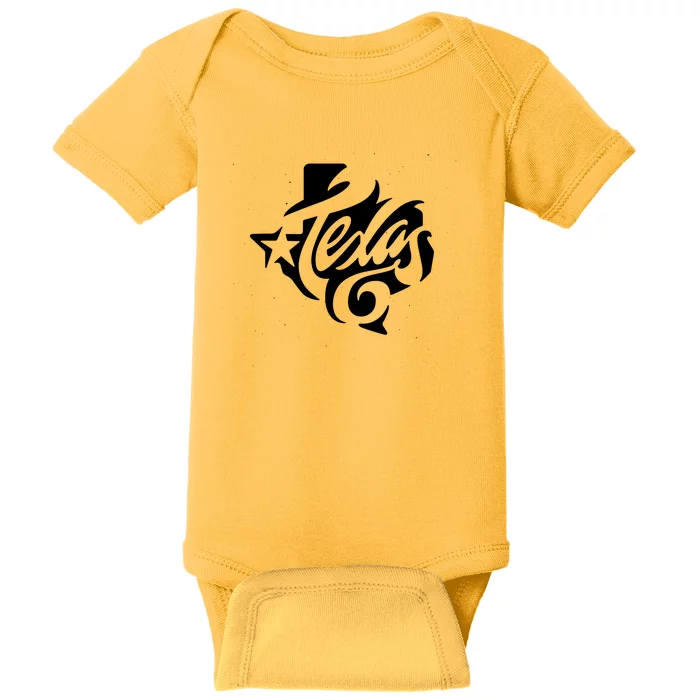 Texas Artistic Logo Baby Bodysuit